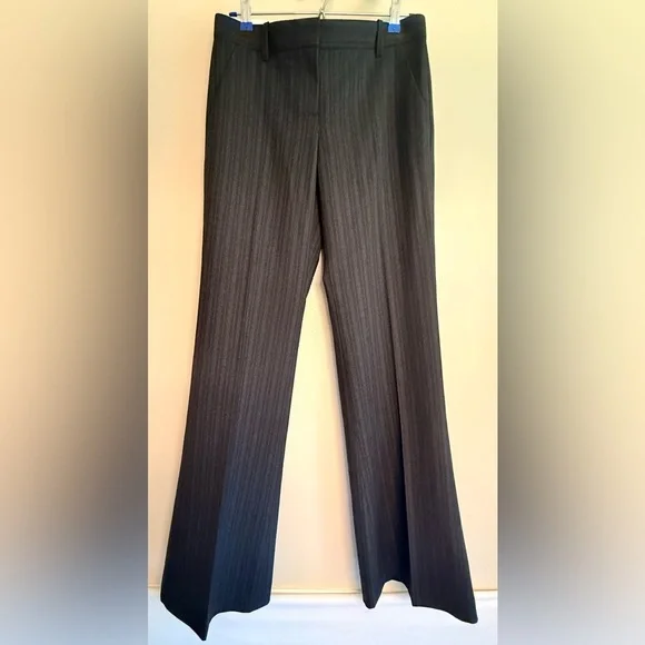 NWT Theory Charcoal Flare‎ 34”Pants wool blend size4 - Picture 9 of 13